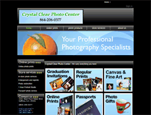 Tablet Screenshot of crystalclearphotocenter.com